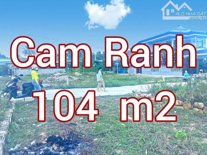 Bán đất Cam Nghĩa, Cam Ranh cách Đầm Thủy Triều chỉ 300m. Quy hoạch đẹp. Nằm ở khu dân cư.