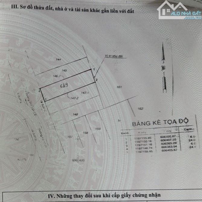 Đất 6m x 24m = 145m2 sau GiGa Mall Phạm Văn Đồng, KDC bên sông Sài Gòn P. Hiệp Bình Chánh - 1