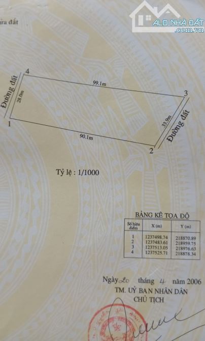 2,8 sào mặt tiền đường liên xã và cách đường liên huyện 175m chỉ 490tr - 3