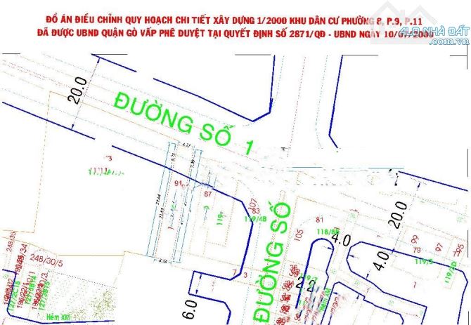 BÁN •NHÀ •MẶT•TIỀN Đ.Số 1- THỐNG NHẤT GÒ VẤP - 135 M2 x 3 TẦNG (4.2 ❌30)-13.ty x - 1