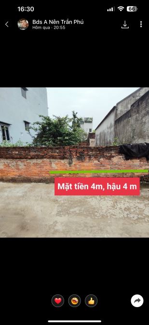 Bán đất sát đường tỉnh lộ 419, 64m2 full thổ cư 2 mặt tiền - 1