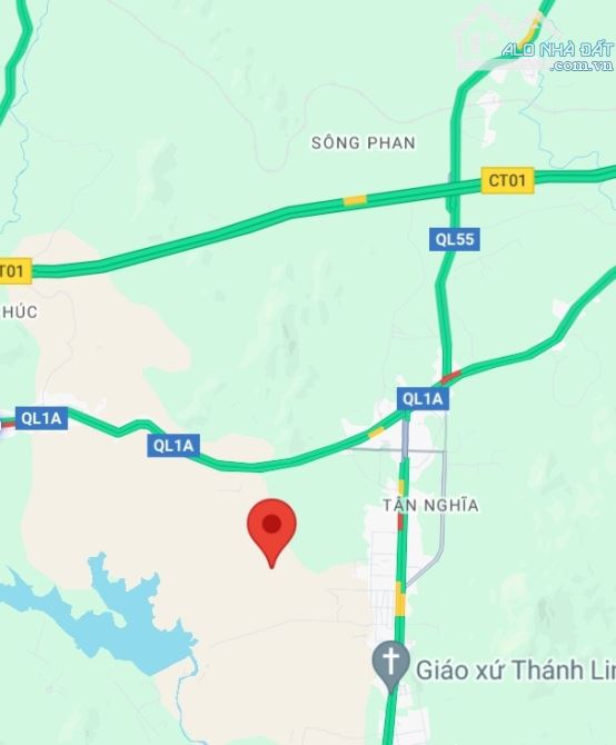 2.400m2 mặt tiền  43m đường đất 6m, cách QL55 2,5km; cách chợ, trường học 3km rẻ. - 1