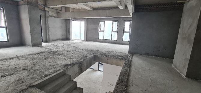 Bán Gấp  Penthouse tòa Hateco Laroma Huỳnh Thúc Kháng 190m2 thông tầng nhà thô - 1