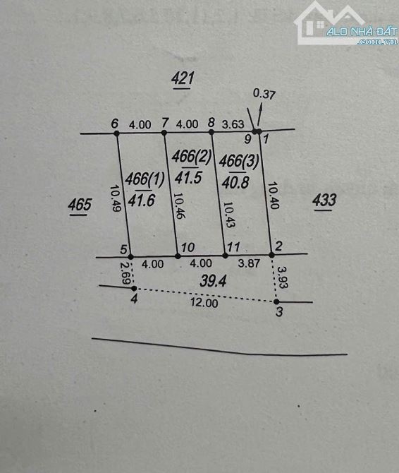 BÁN ĐẤT MẶT ĐƯỜNG TRÀNG CÁT, TT KIM BÀI, THANH OAI. 47M2 GIÁ NHỈNH 2 TỶ - 2