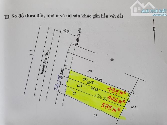 Bán gấp lô đất mặt tiền đường Bến Than, Hoà Phú, Củ Chi - 5