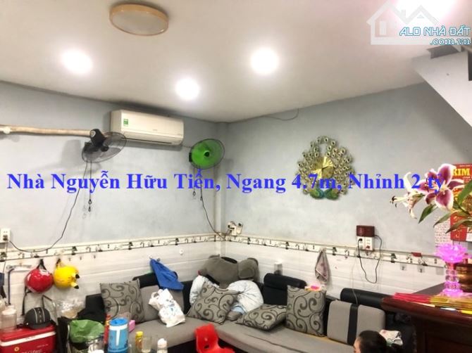 Nhà Nguyễn Hữu Tiến, Ngang 4.7m, Nhỉnh 2 tỷ - 5