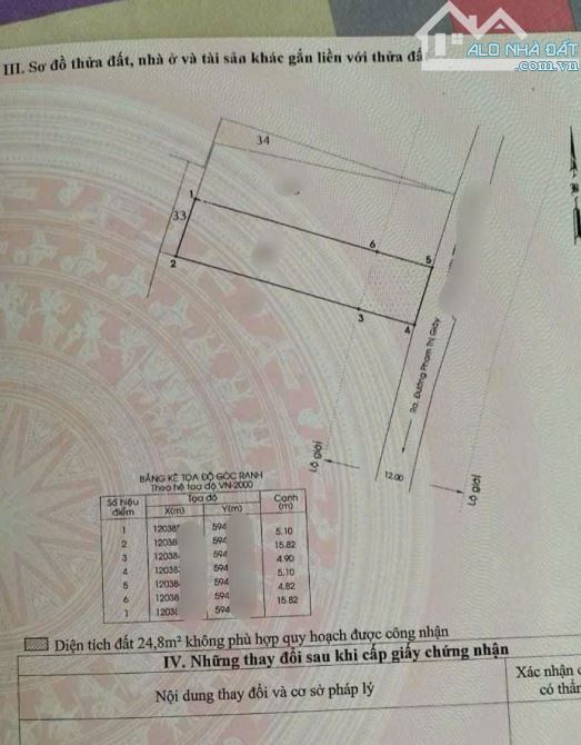 690 Triệu sang ngay căn cấp 4 ngay gần hướng Ngã ba CHùa, Hóc Môn, Sổ hồng riêng, TL - 7