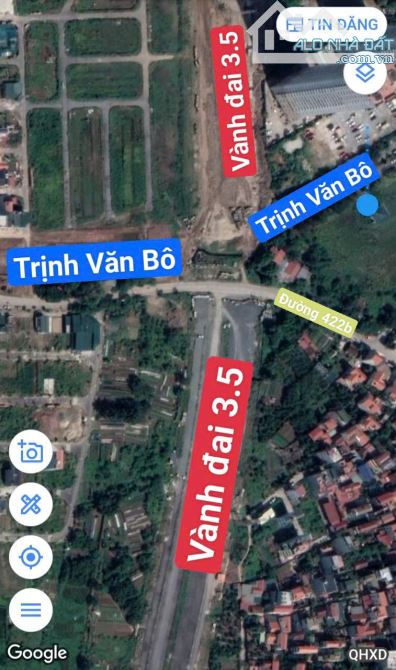 Trịnh Văn  phân lô ô tô tránh,  viu vườn hoa  sát đường  3.5, đường  422B. Diện tích 115m