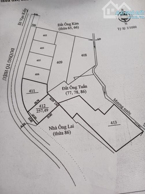 Bán đất Mặt Tiền Đường Tô Hiệu phường 7 TP Đà Lạt - 2