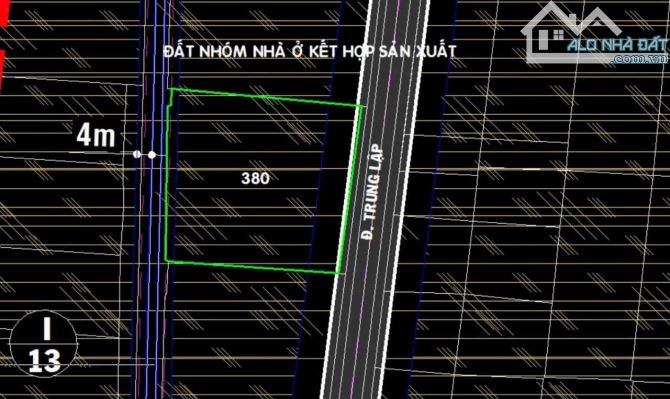 bán gấp lô đất đẹp mặt tiền đường trung lập , ngang 44m - 1