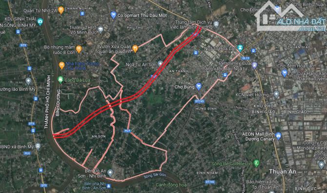 BÁN LÔ ĐẤT TP.THUẬN AN THỔ CƯ "KHỦNG", CÁCH VÀNH ĐAI 3 CHỈ 500M, GIÁ SIÊU TỐT - 1