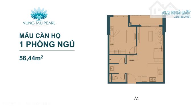 Căn hộ Vũng Tàu Pearl MT Thi Sách đã cất nóc, đang hoàn thiện, chỉ từ 1.6 tỷ/căn - 5