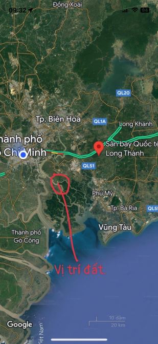 Bán Nhà Mặt Tiền đường Phước Khánh, huyện Nhơ Trạch, Tỉnh Đồng Nai ( 29,860m2) giáp sông - 1