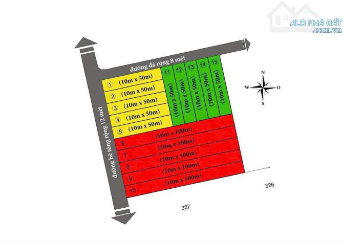 bán lô đất Nguyễn Tất Thành, X. Ea Hồ, H. KRông Năng, Đắk Lắk 185 triệu - 5