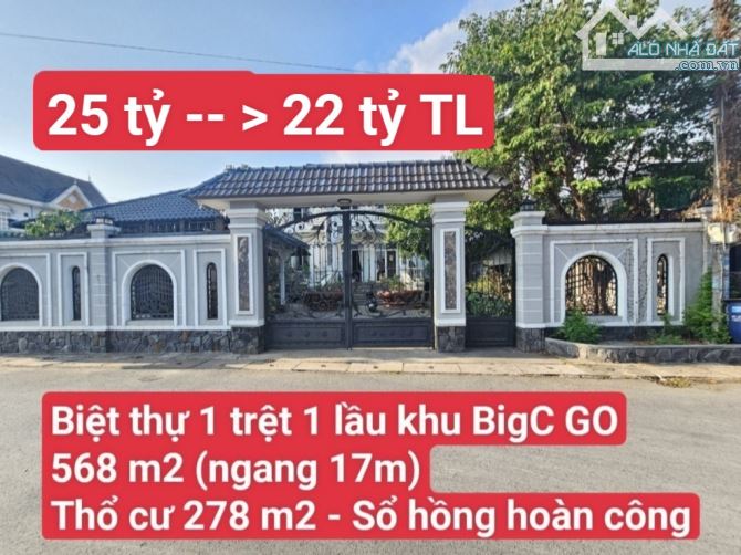 🆘 Biệt thự gần BigC GO, P. Đông Hòa, TP Dĩ An