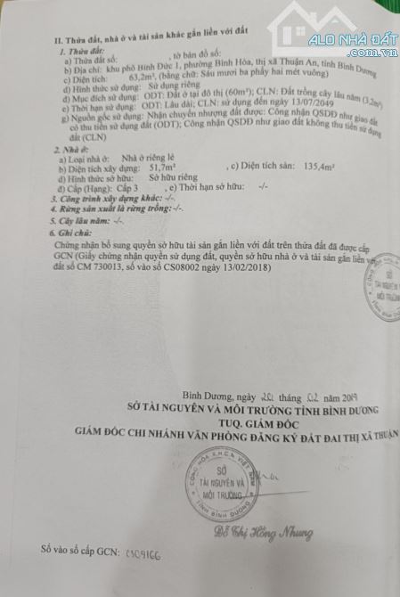 Nhà phố gần cầu Ông Bố p. Bình Hòa Tp Thuận An - 10