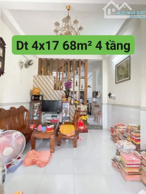 🏠 LIÊN KHU 8-9, BHH A, BÌNH TÂN ➖ DT 68m² _ 4x17 _ 4 tầng 💰 4.950 tỷ 💢💢 - 1