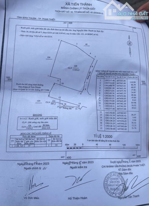 Bán lô mặt tiền  hàm kiệm tiến thành, cách novaword chỉ 1km, sát biển - 2