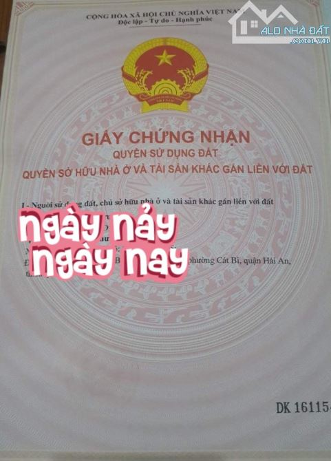 Bán đất ngõ 2 Nguyễn Văn Linh sát Cầu Lạcn Tray, diện tích 73m ngõ 5m GIÁ 3.2 tỉ - 2