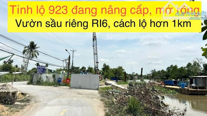 2218m vườn Sầu Riêng ( lộ 4m có 200m thổ cư) Tân Thới, P Điền - 4,5 tỷ - 2