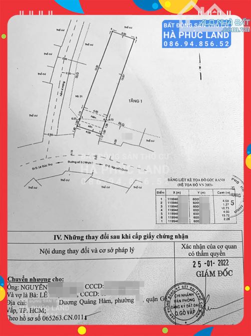 GV. 8,X tỷ. Bán nhà MẶT TIỀN Kinh Doanh gần 409 Nguyễn Oanh. 4.1M x 18.2M. - 3