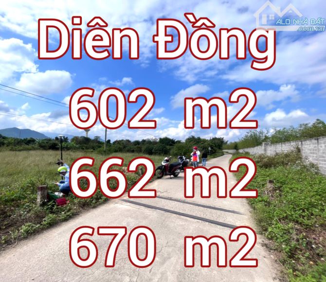 "📣📣 Bán 3 lô đất Diên Đồng, thôn 2, thôn hot nhất Diên Đồng, Diên Khánh. 750r