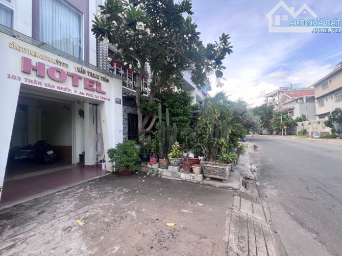 BÁN HOTEL MẶT TIỀN THÂN VĂN NHIẾP, AN PHÚ, QUẬN 2 - 7x17(119m2) - 23 Tỷ - 4 TẦNG 17 PHÒNG - 1