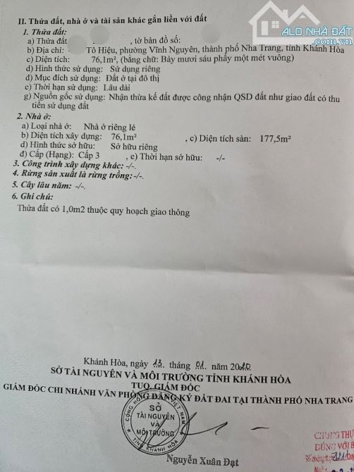 Bán nhà 4 tầng đường Tô Hiệu DT 75m2, đang cho thuê, cách biển 500m, giá 8.5 tỷ - 2