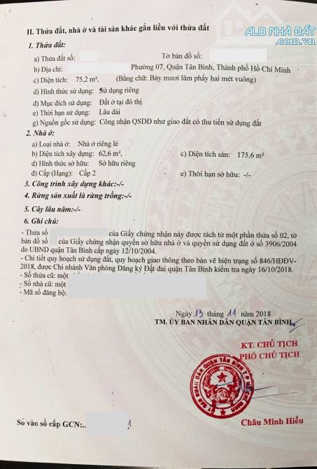 Bán Nhà Hẻm 6m Bành Văn Trân 5x16 Ngay Cách Mạng Tháng 8-Chợ Tân Bình Chỉ 9,8tỷ - 2