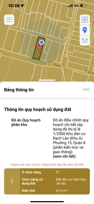 Bán Nhà Mễ Cốc Q8, chỉ 3 TỶ. (TL) 62m2(4.4×14.3) chính chủ 1 đời, không QH, không LG - 2