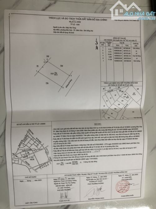 Bán đất P.Bửu Hoà 4 lô liền kề 66m2/lô giá chỉ 1,68 tỷ sổ hồng cầm tay hẻm xe hơi thông - 3