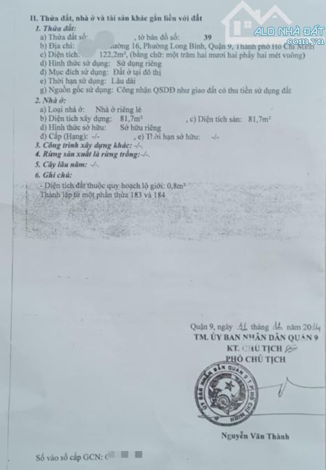 Nhà phân lô bàn cờ 6m × 20.5, kế bên bệnh viện ung bướu 2, bến xe miền đông mới 4.5t - 5