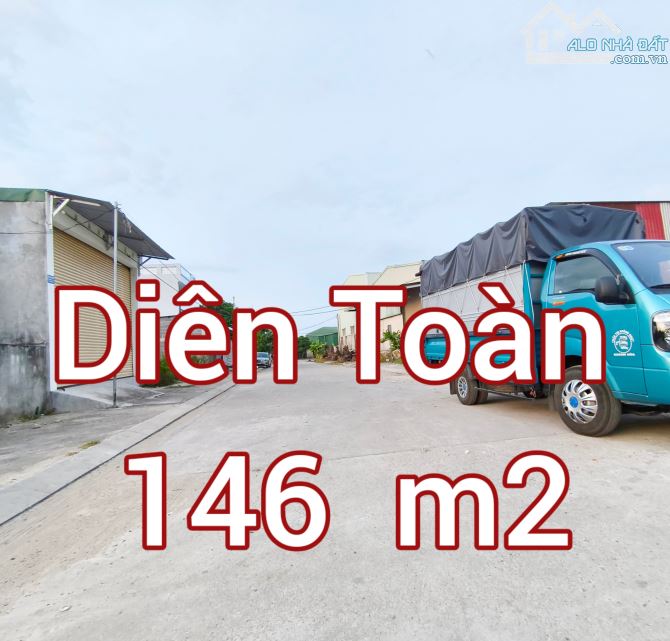 "Bán đất thổ cư đường 13 mét Diên Toàn, Diên Khánh.  Khu dân cư đông đúc gần 2,1t