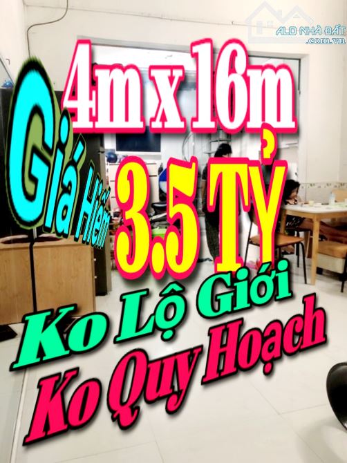 CHỈ 3.5 TỶ 🔥 NGUYỄN VĂN KHỐI. GÒ VẤP - 4x16 - 2 TẦNG - Ko Lộ Giới Ko Quy Hoạch 💥 - 1