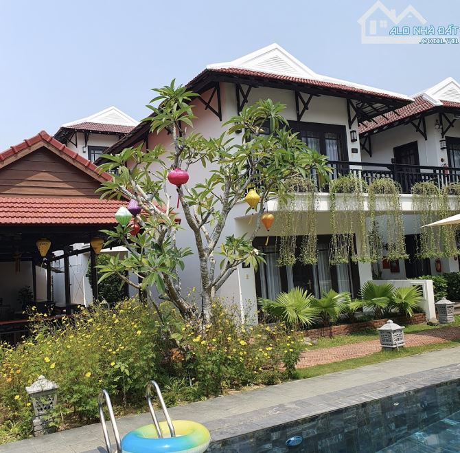 💥💥💥BAMBOO VILLAGE - RESORT VIEW SÔNG HOÀI 3569m2- ĐẲNG CẤP NGHỈ DƯỠNG - BỂ BƠI - 1