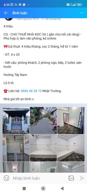 Nhà kdc 3A phù hợp ở và làm văn phòng - 12