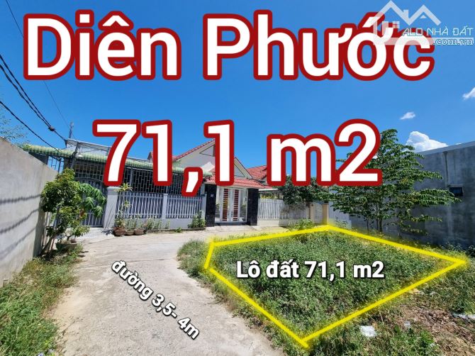 "Bán đất ngộp Diên Phước, Diên Khánh. Nằm trong khu dân cư đông đúc. - Cách trục đường chí