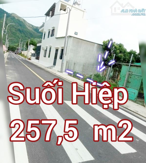 "Bán đất thổ cư đường nhựa 8m cách Quốc Lộ 1 và UBND xã Suối Hiệp, Diên Khánh chỉ 100m.  Ở