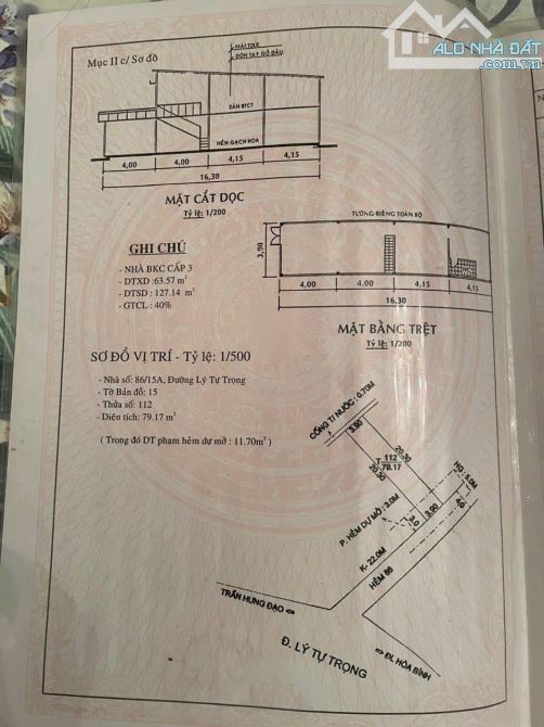 Bán nhà hẻm 86 Đường Lý Tự Trọng an cư ninh kiều cần thơ - 1