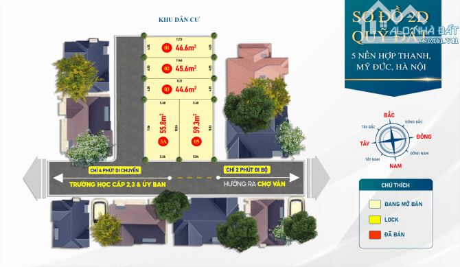 Chỉ 5xx tr sở hữu ngay bìa đỏ lô đất Hà Nôi cơ hội có 1-0-2 - 1