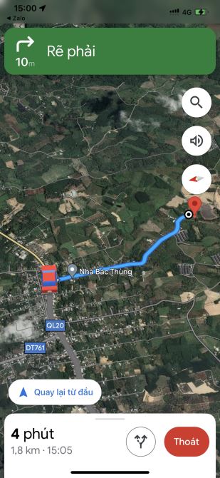 BÁN LÔ ĐẤT VƯỜN CÁCH QUỐC LỘ 20 1KM DT : 1004M2(19MX60M) KHU DÂN CƯ GIÁ RẺ CHỈ 495 TRIỆU - 4