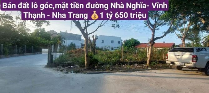 QUÁ RẺ! LÔ GÓC VĨNH THẠNH, GẦN 23/10, CHỢ GA NHA TRANG - NHỈNH 1 TỶ