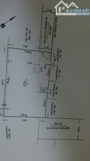 Mặt tiền thụt 93C Võ Văn Tần, Phường Võ Thị Sáu Quận 3 giá 38 tỷ TL - 2