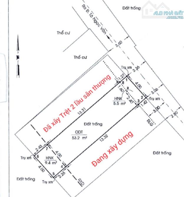 BÁN ĐẤT GÒ VẤP, HXH, SỔ VUÔNG, 4x17M, TÔ NGỌC VÂN, PHƯỜNG 15, CHỈ 3,3 TỶ TL - 2