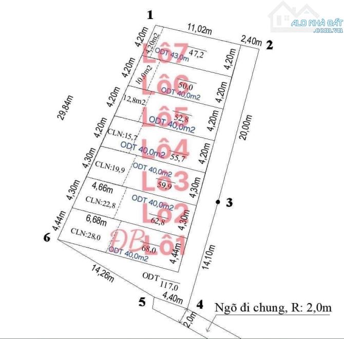 Bán Lô 50m2 Ngay Phường Hùng Vương, Hồng Bàng 820 triệu - 2