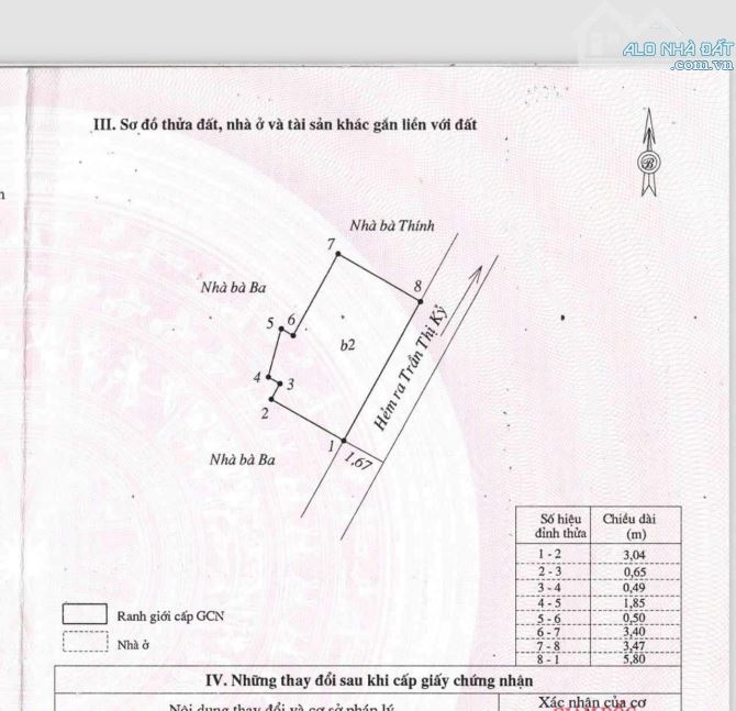 Bán nhà hẻm Trần Thị Kỷ 20m2, 80m2 và 65m2 phường Ngô Mây - 5