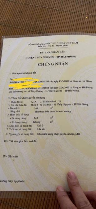 Chính chủ e cần bán gấp 2lô liền kề tại thôn 4xã gia Đức.cách cầu bến rừng hơn km - 2