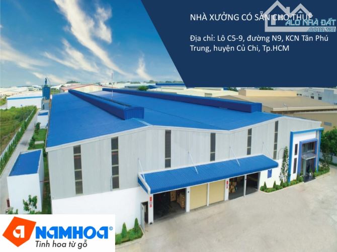 CHO THUÊ NHÀ XƯỞNG KCN TÂN PHÚ TRUNG, HCM, ĐẦY ĐỦ GIẤY TỜ HĐ - 3
