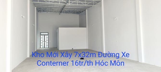 Kho Mới Xây 7x32m Mặt Tiền Đường Nguyễn Thị Ngâu x.Thới Tam thôn Hóc Môn Giá 16tr/th Cọc 2 - 2