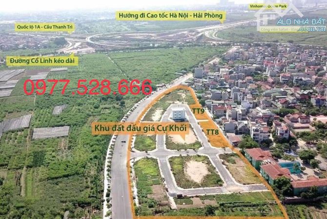 Đừng bỏ lỡ chuyến tàu hồ điều hòa rộng nhất Long Biên, lô đất 74m2 có 2 mặt thoáng giá chỉ - 2